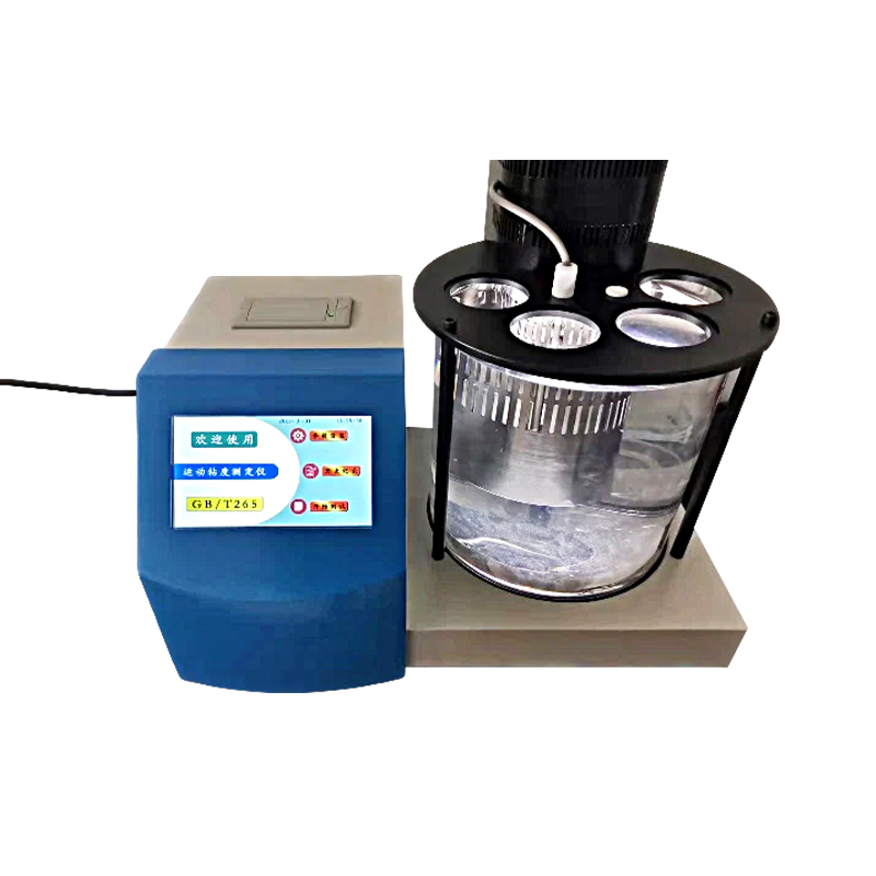 How can a kinematic viscosity tester with automatic data collection and storage improve laboratory efficiency?